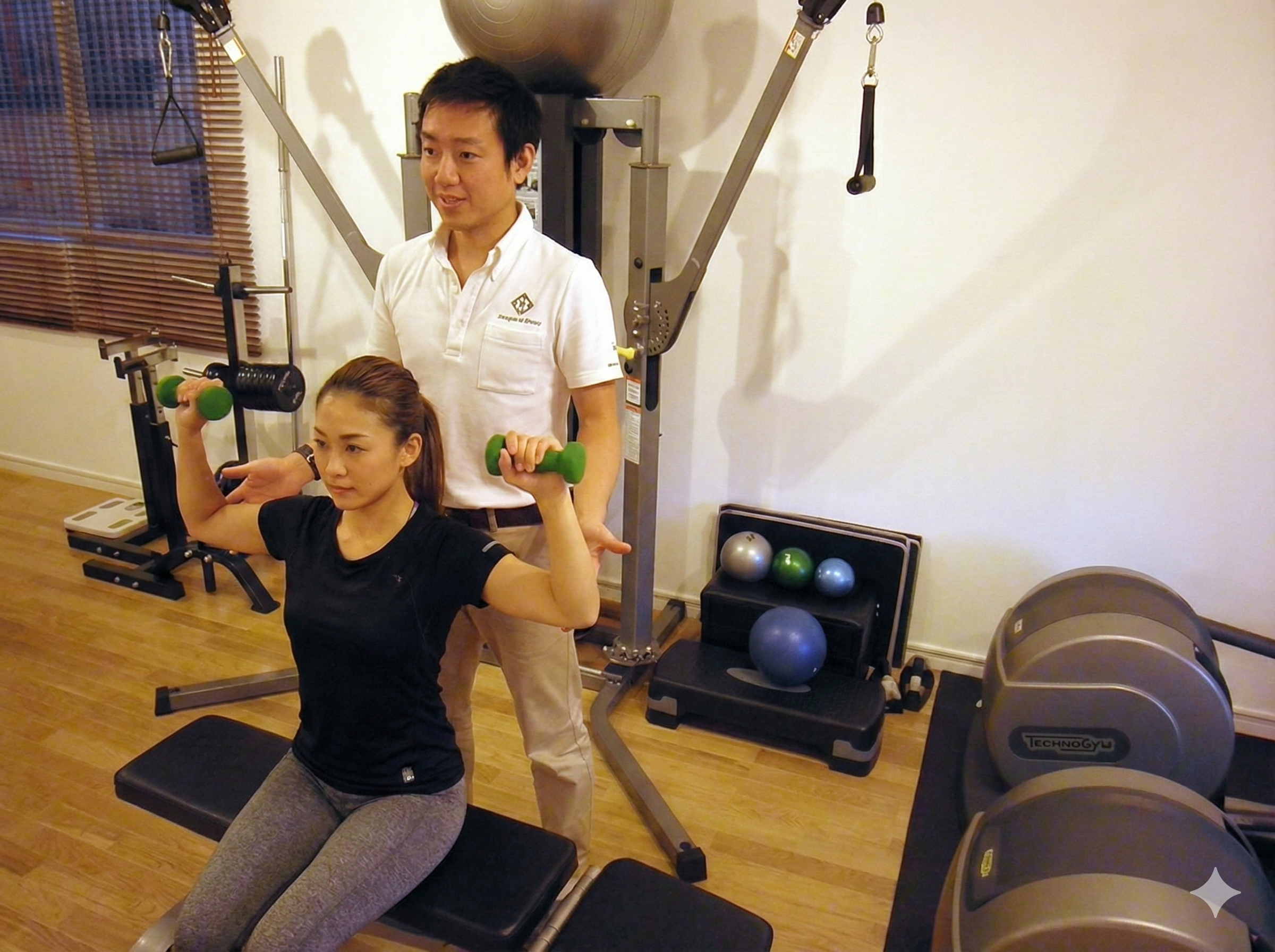 加圧トレーニング風景