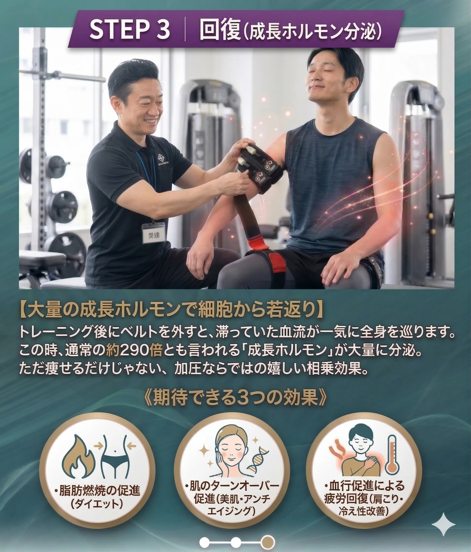 STEP3 回復（成長ホルモン分泌）